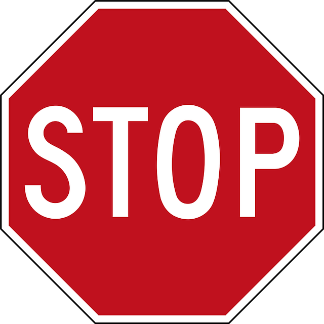 značka stop